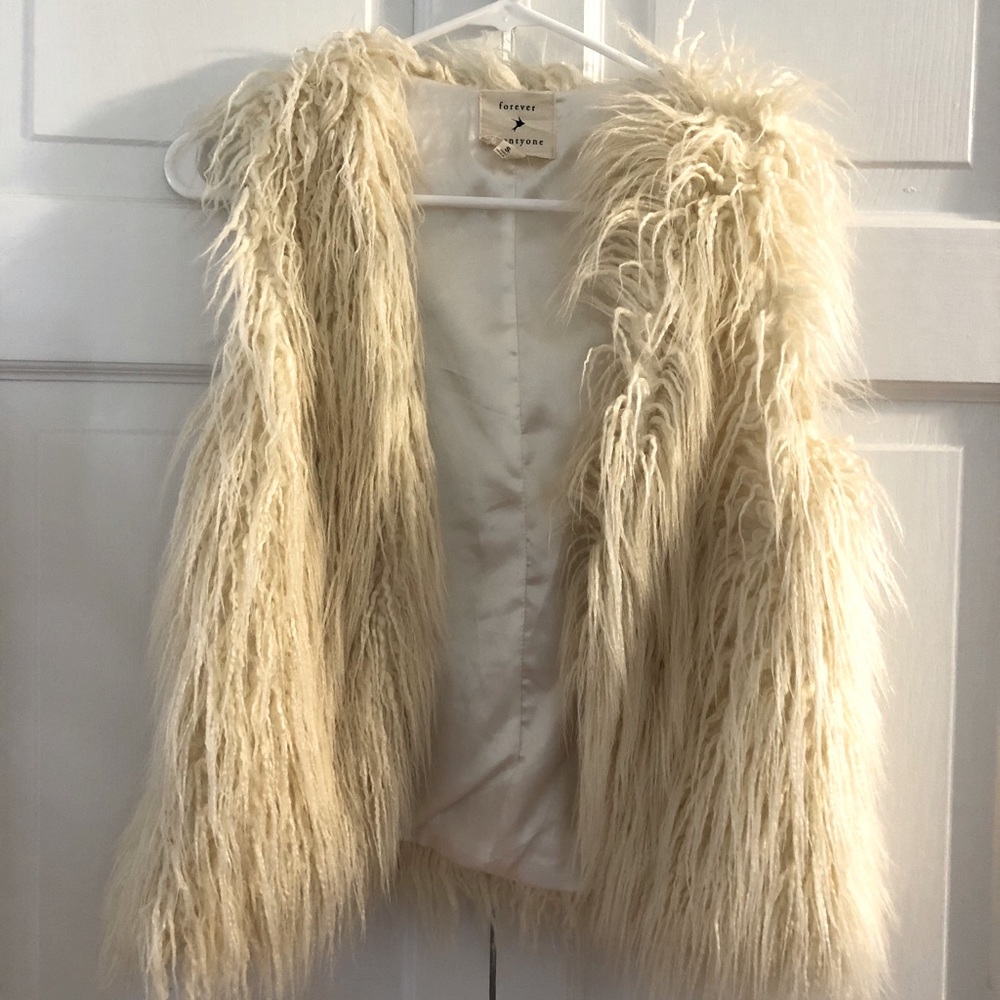 Faux furr vest